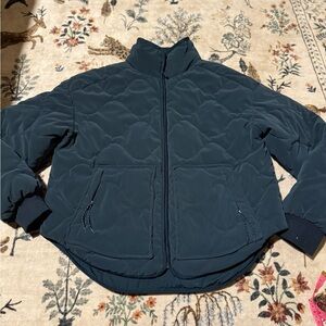 Women's Quilted Puffer Jacket - Black